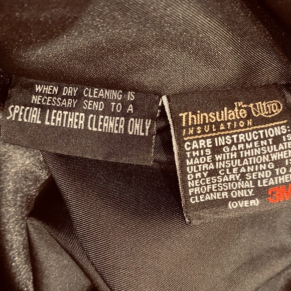 Vintage Y2K Wilsons Leather Black Motorcycle Jacket - Picture 4 of 5